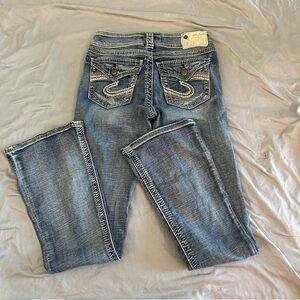 Silver Jeans - Suki Flap Bootcut - Denim - Sz: W27/L32